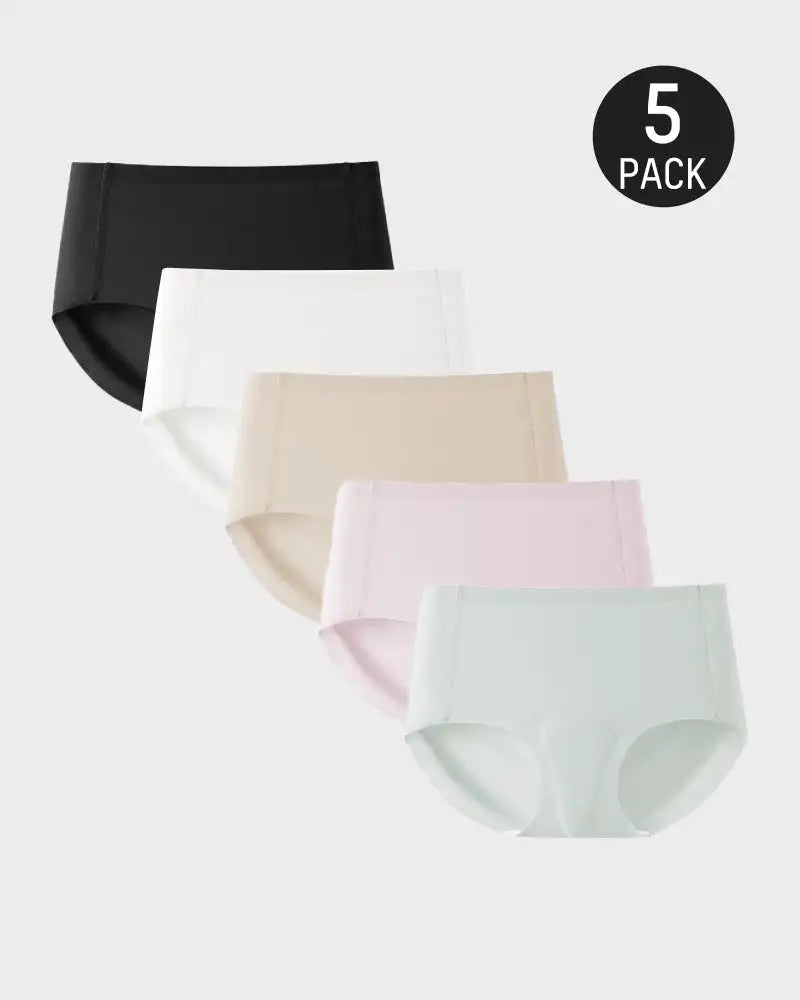 Anti-Camel Toe Seamless Sport Panty 5-Pack - Photo 1