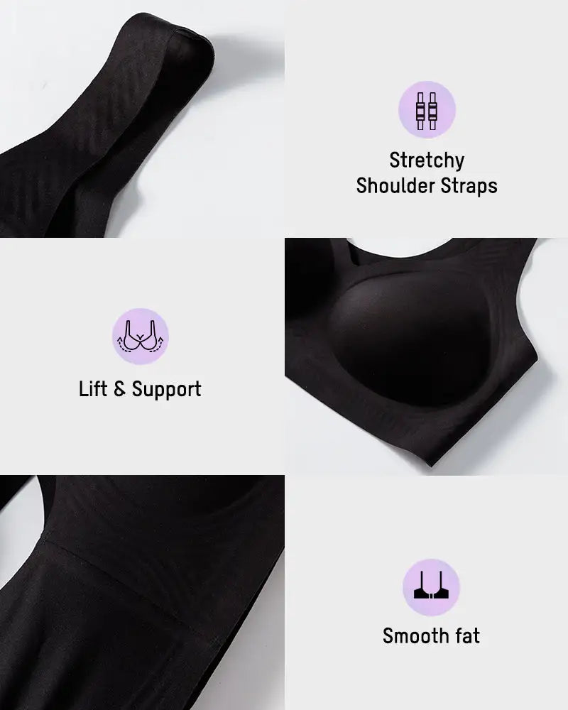 Antibacterial Wire-Free Jelly Lift Everyday Bra Sage - Photo 25
