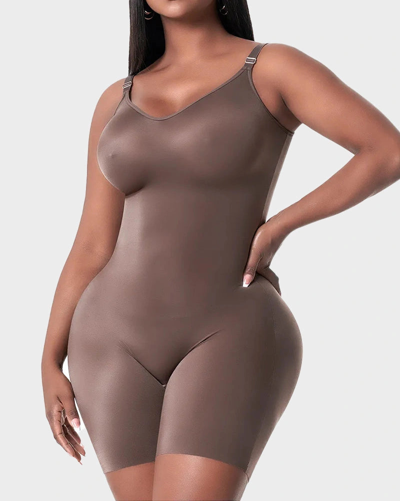 Built-in bra sculpting shaper bodysuit - image 10