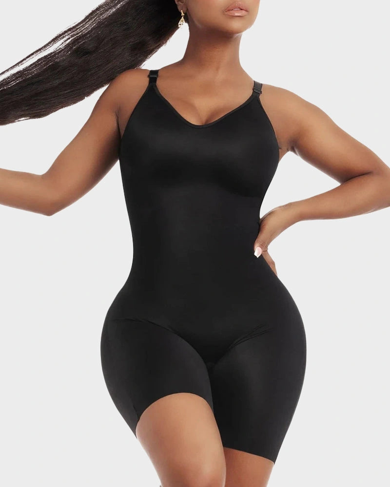 Built-in bra sculpting shaper bodysuit - image 4