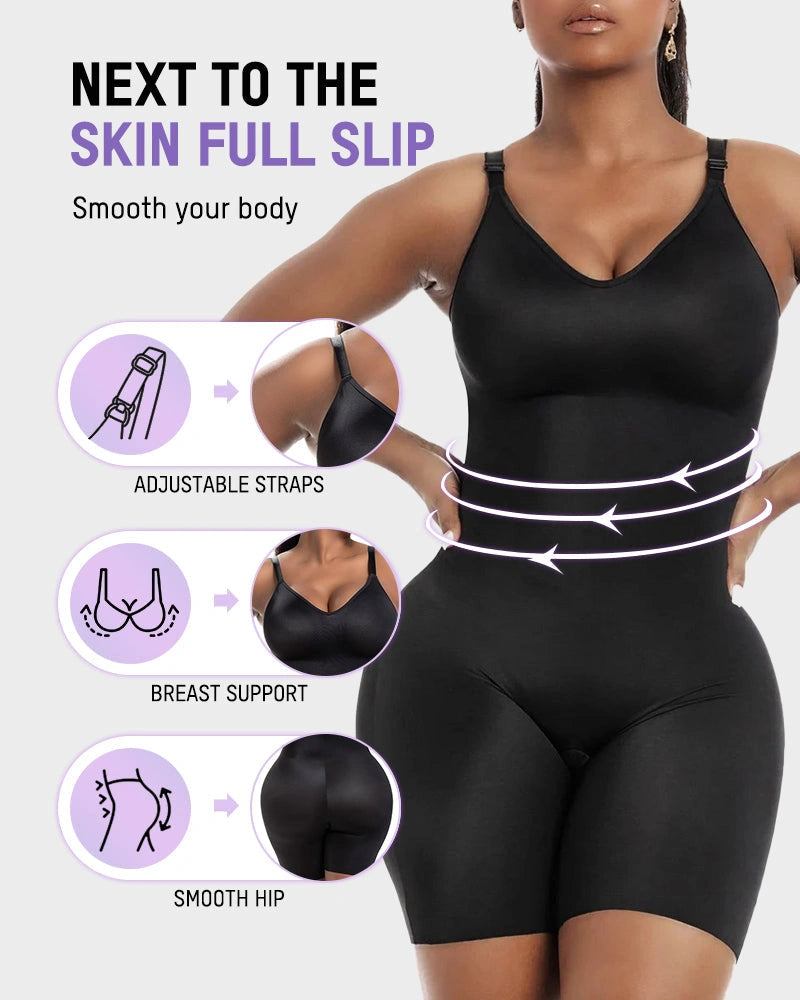 Built-in bra sculpting shaper bodysuit - image 6