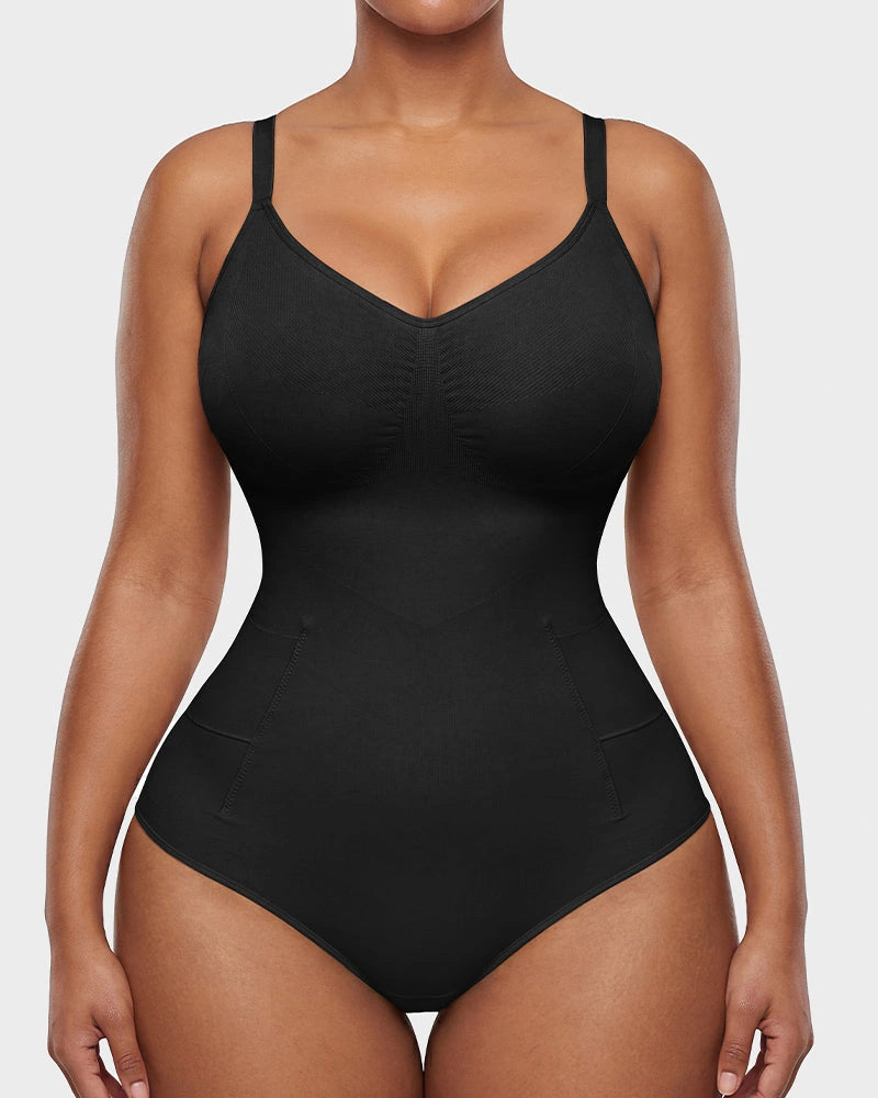 Easyslide deep-v camisole sculpting bodysuit shapewear - image 17