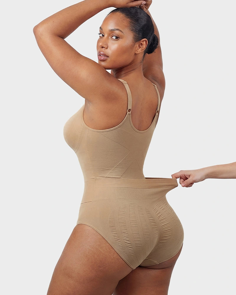 Easyslide deep-v camisole sculpting bodysuit shapewear - image 9