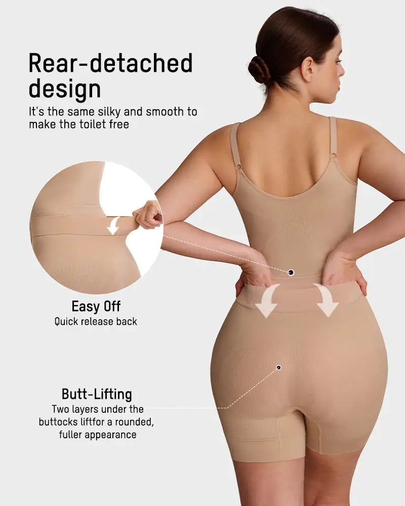 Easyslide tummy control shaping bodysuit - image 4