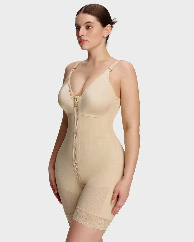 Fajas butt lifter tummy control zip-crotch bodysuit - image 6