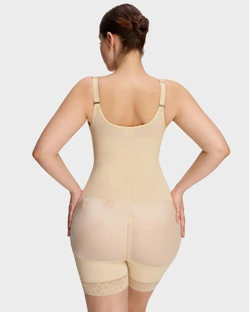 Fajas butt lifter tummy control zip-crotch bodysuit - image 7