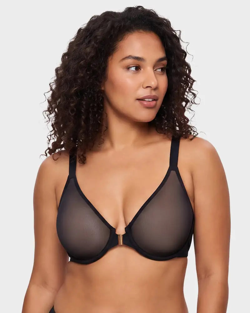 Front Closure Mesh Support Everyday Bra Lark - Photo 12