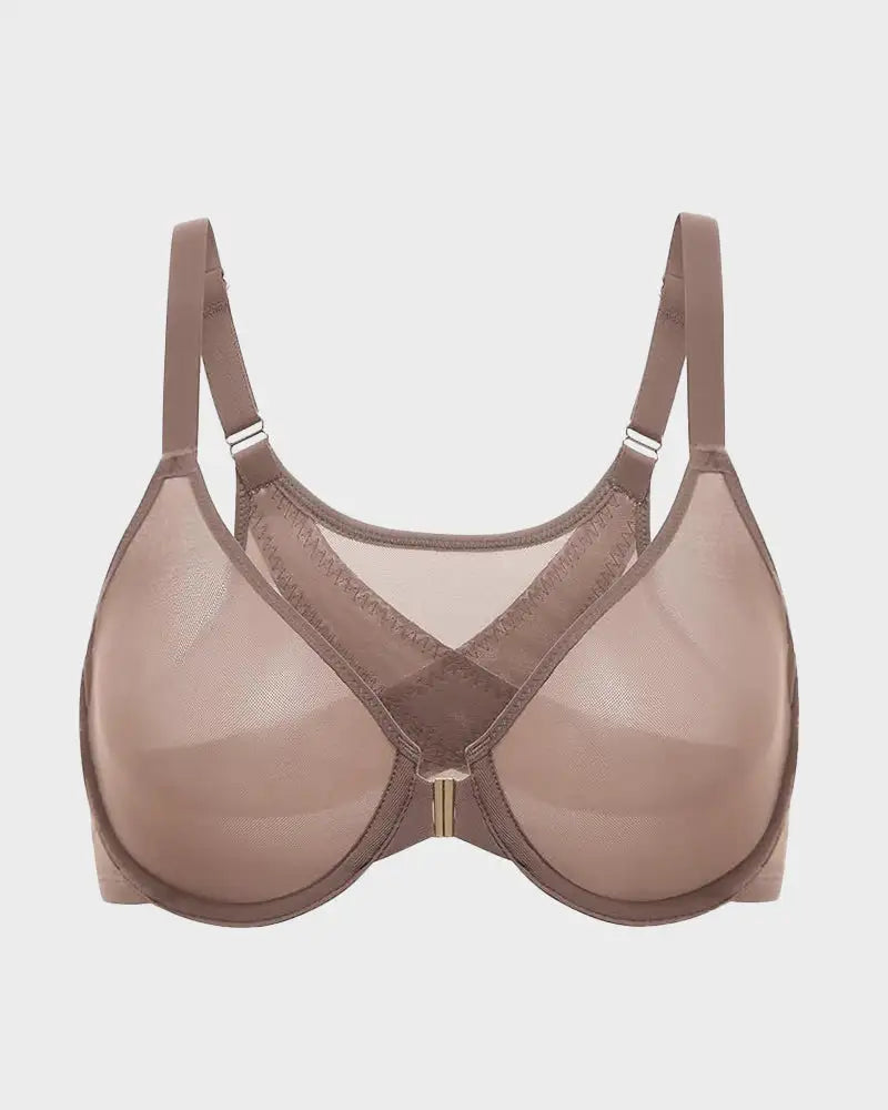Front Closure Mesh Support Everyday Bra Lark - Photo 9