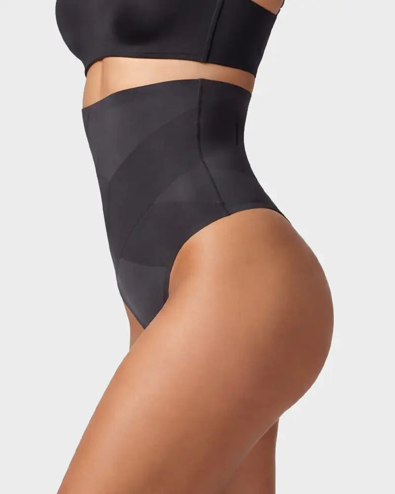 High-Waist Mesh Tummy Control Thong 3-Pack - Photo 2