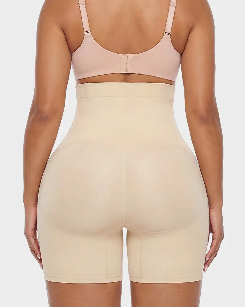 High-waist tummy tuck sculpting shapewear shorts - image 11