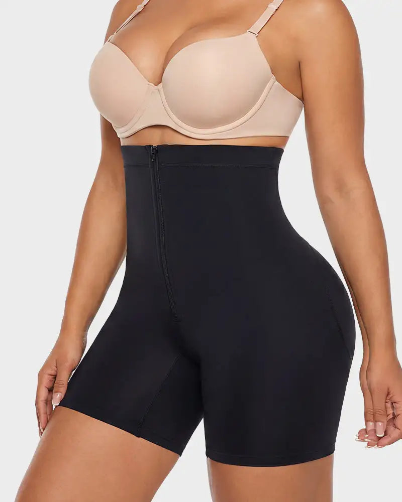 High-waist tummy tuck sculpting shapewear shorts - image 13