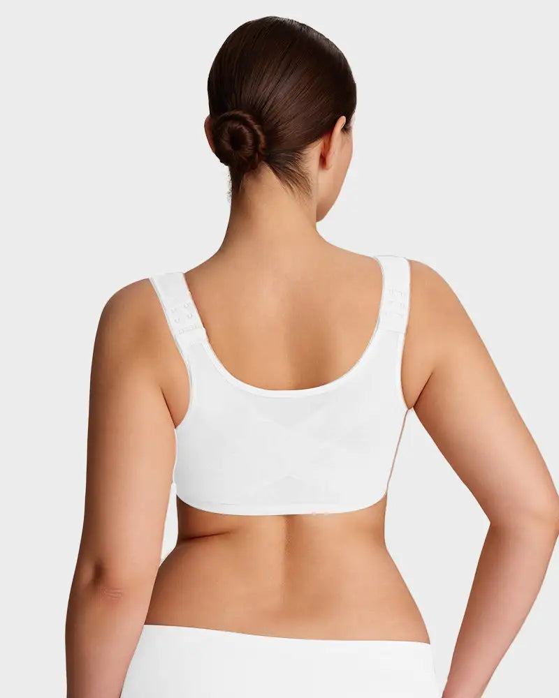 Hook-Front Low-Cut Wired Bare-Cup Back-Lift Bra Forte - Photo 4