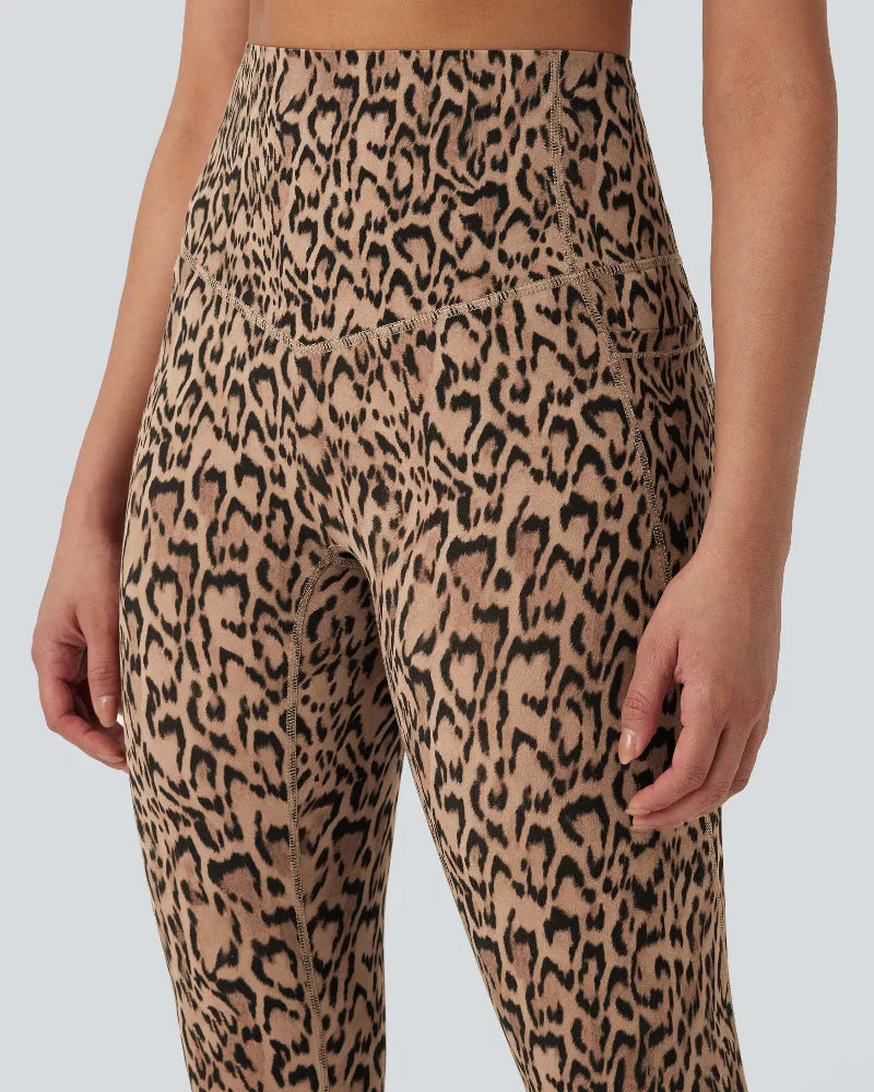 Leopard Print High-Waist Workout Leggings with Pockets Leo - Photo 12