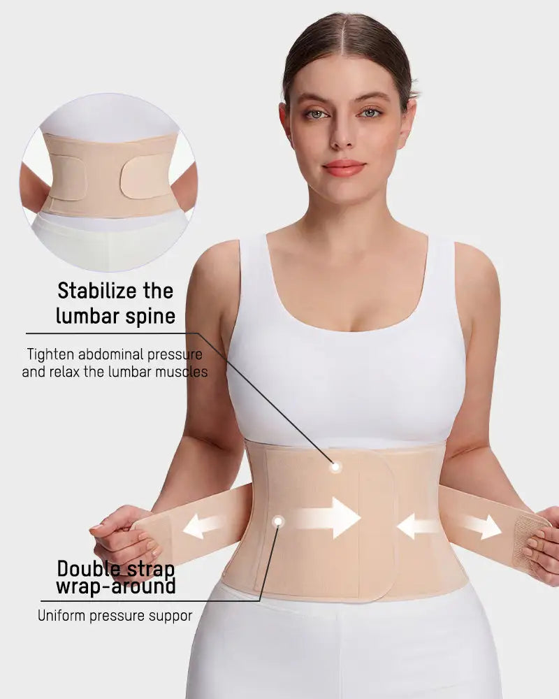 Lumbar back support belt for lower back pain relief - image 2