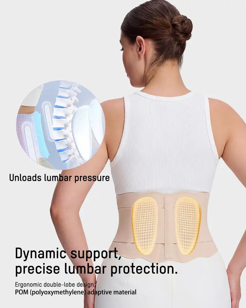 Lumbar back support belt for lower back pain relief - image 5