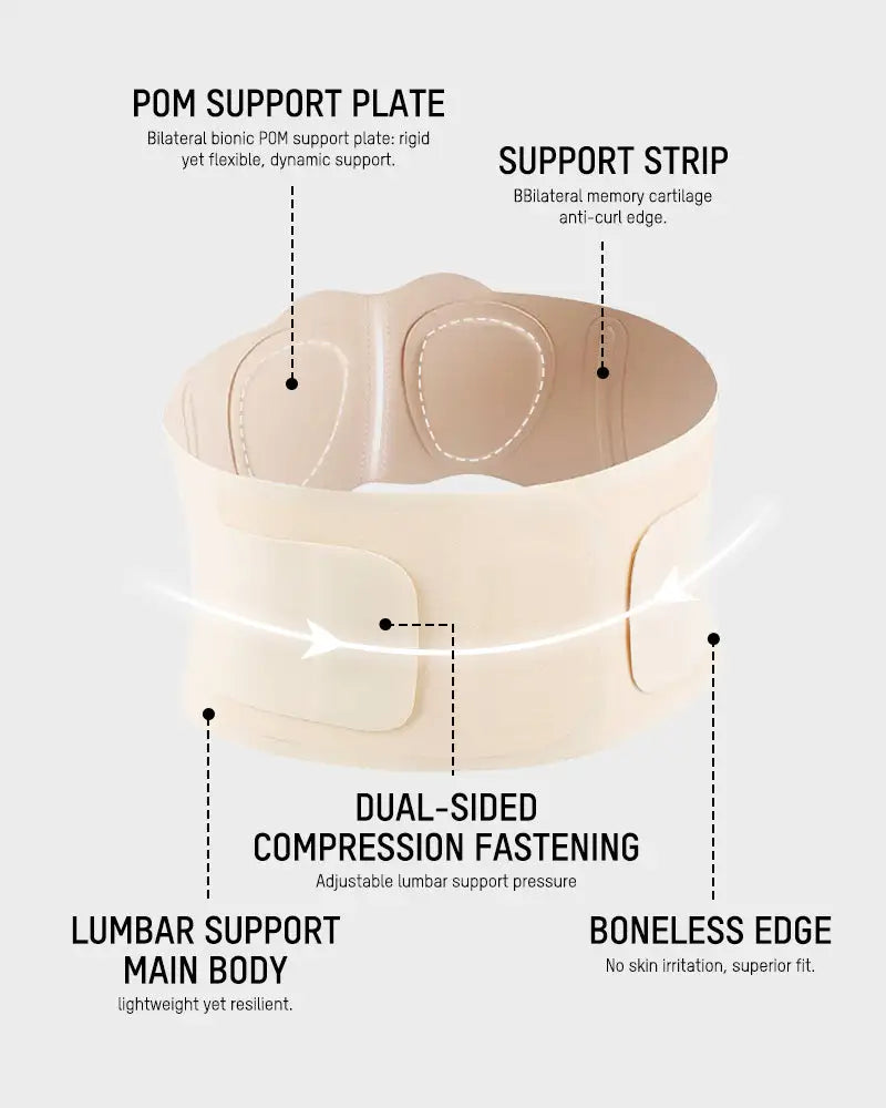 Lumbar back support belt for lower back pain relief - image 8