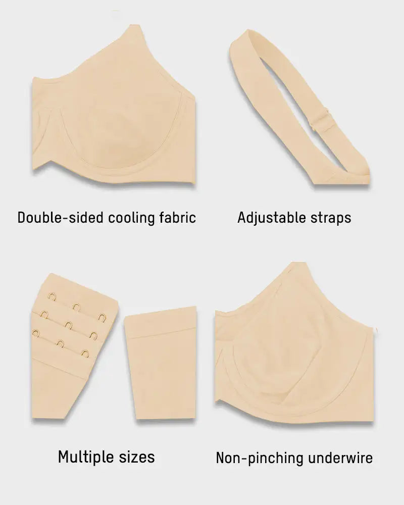 Plus Size Cooling Full Coverage Minimizer Bra Isla - Photo 16