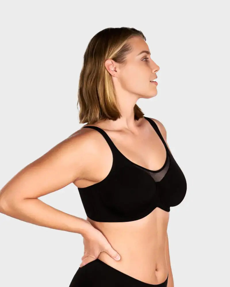 Plus Size Cooling Full Coverage Minimizer Bra Isla - Photo 21