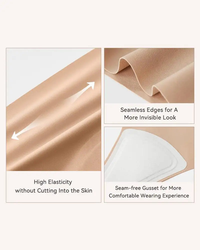 Seamless Camel-Toe Cover Thong Panties 5-Pack - Photo 11