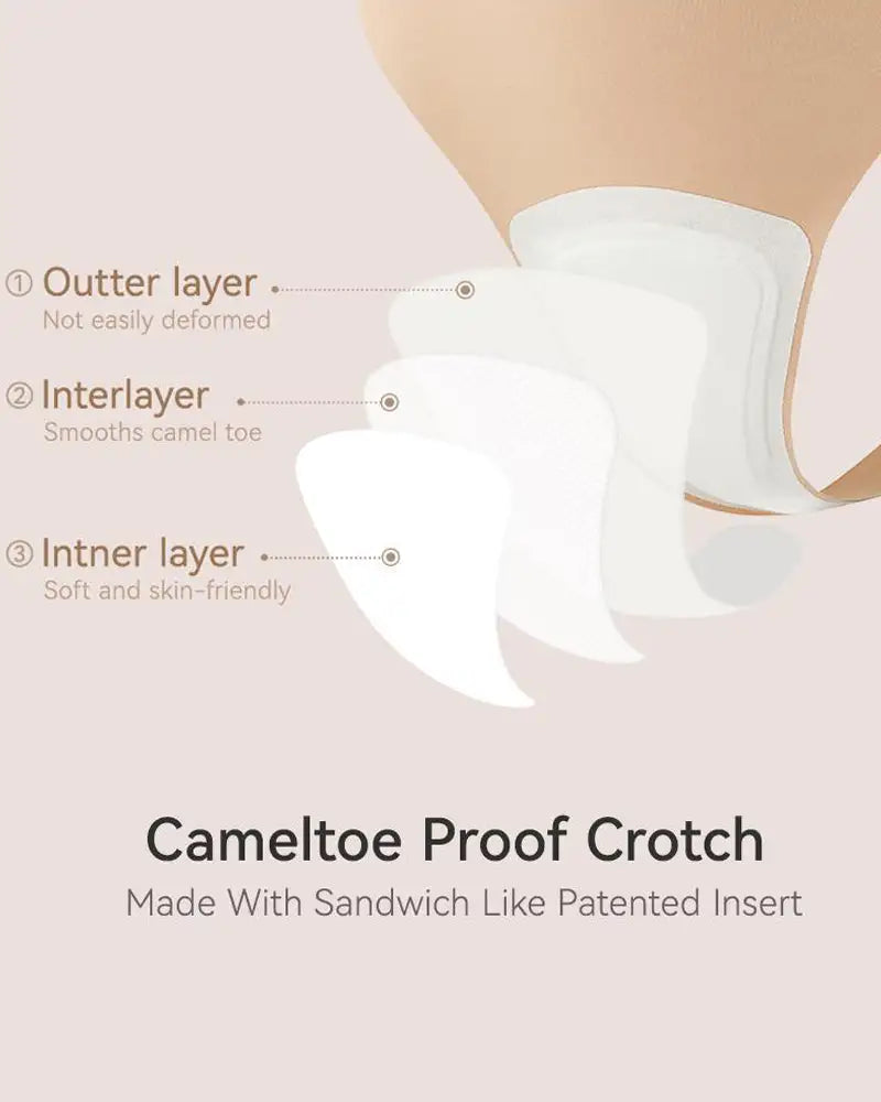 Seamless Camel-Toe Cover Thong Panties 5-Pack - Photo 9