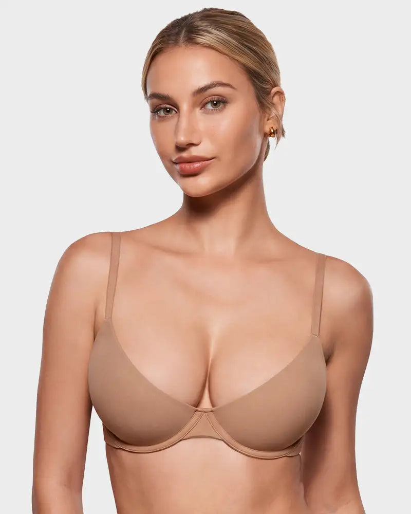 Seamless Cleavage-Lift Deep-V Push-Up Bra Ava - Photo 20