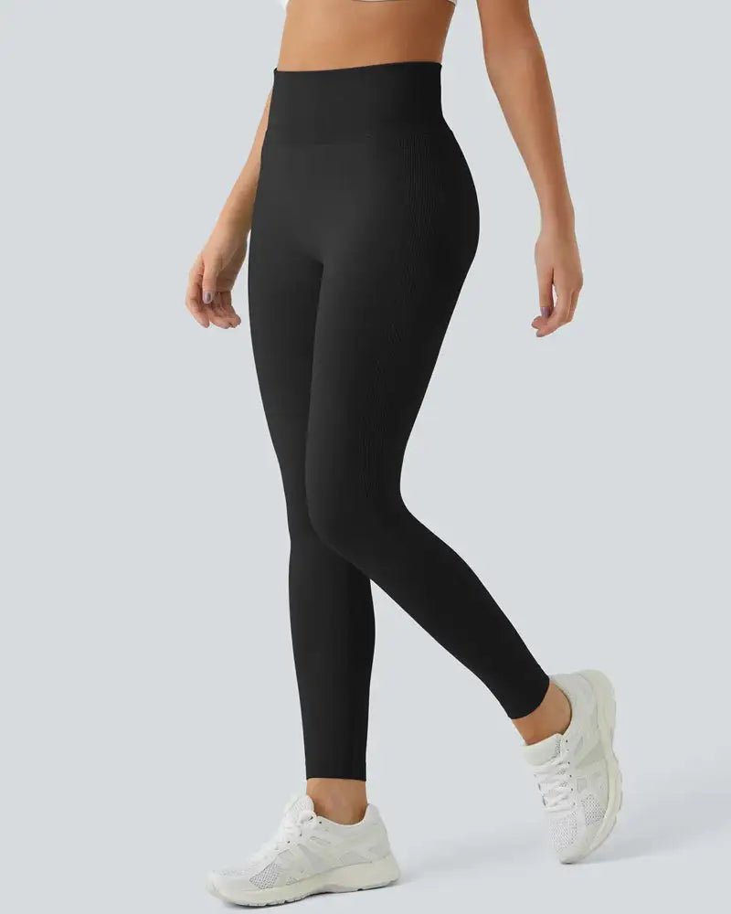 Seamless High-Waist Sculpting Butt-Lift Leggings Smooth - Photo 7