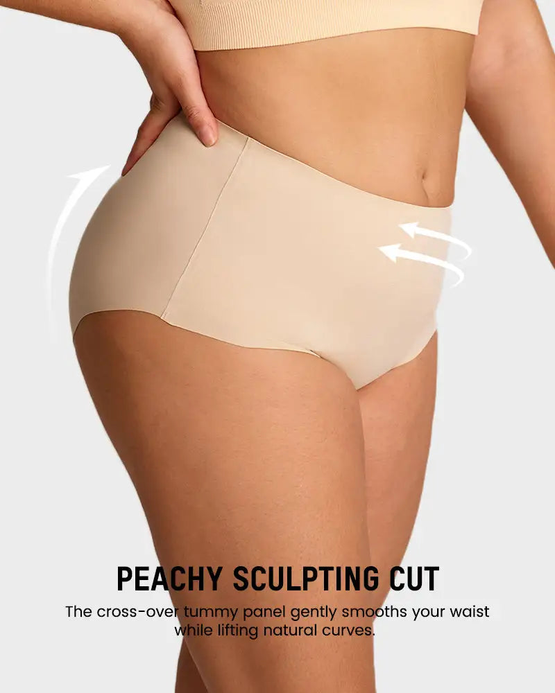 Seamless High-Waist Sculpting Panty 5-Pack - Photo 9
