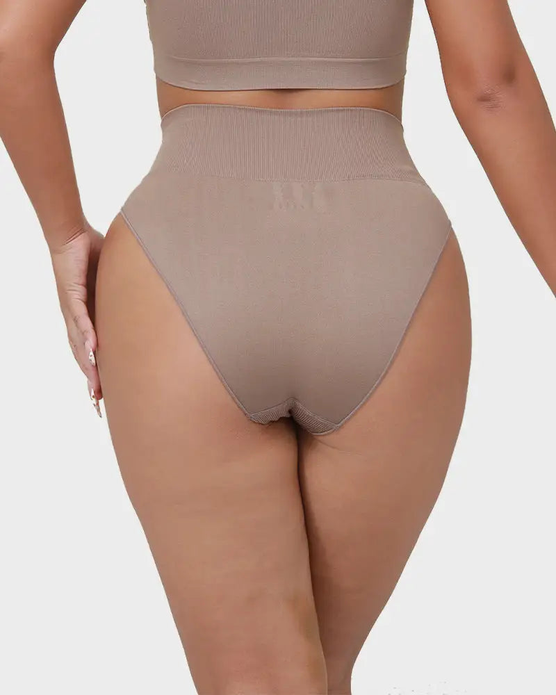 Seamless High-Waist Tummy Control Brief Panty 3-Pack - Photo 2