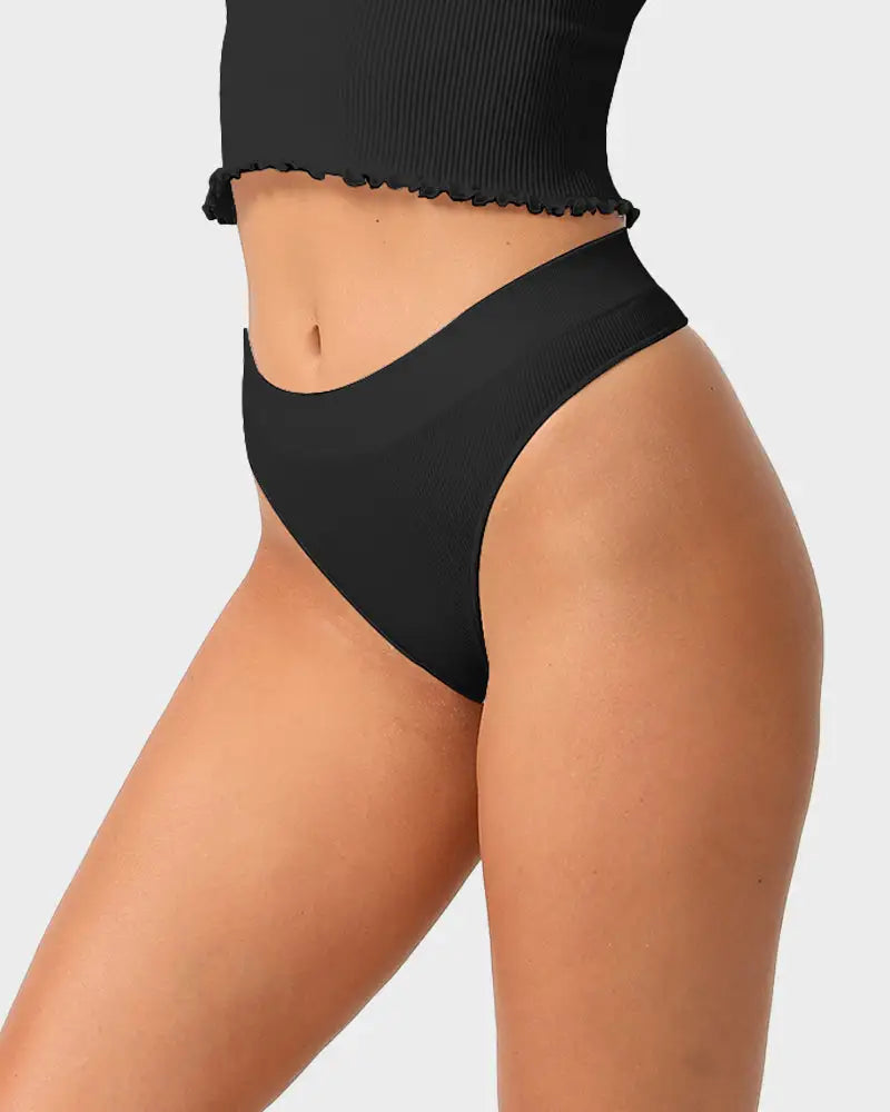 Seamless Low-Rise Everyday Comfort Thong 3-Pack - Photo 9