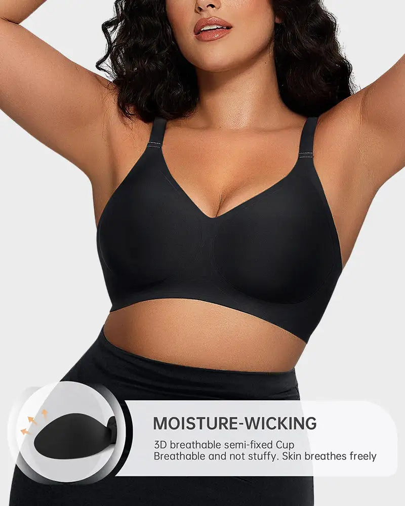 Soft Jelly Strip Wireless Seamless Comfort Bra Reve - Photo 12