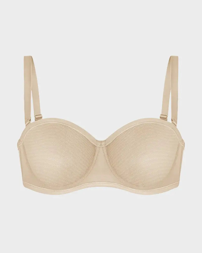 Strapless Mesh Underwire Balconette Everyday Bra Nari - Photo 21