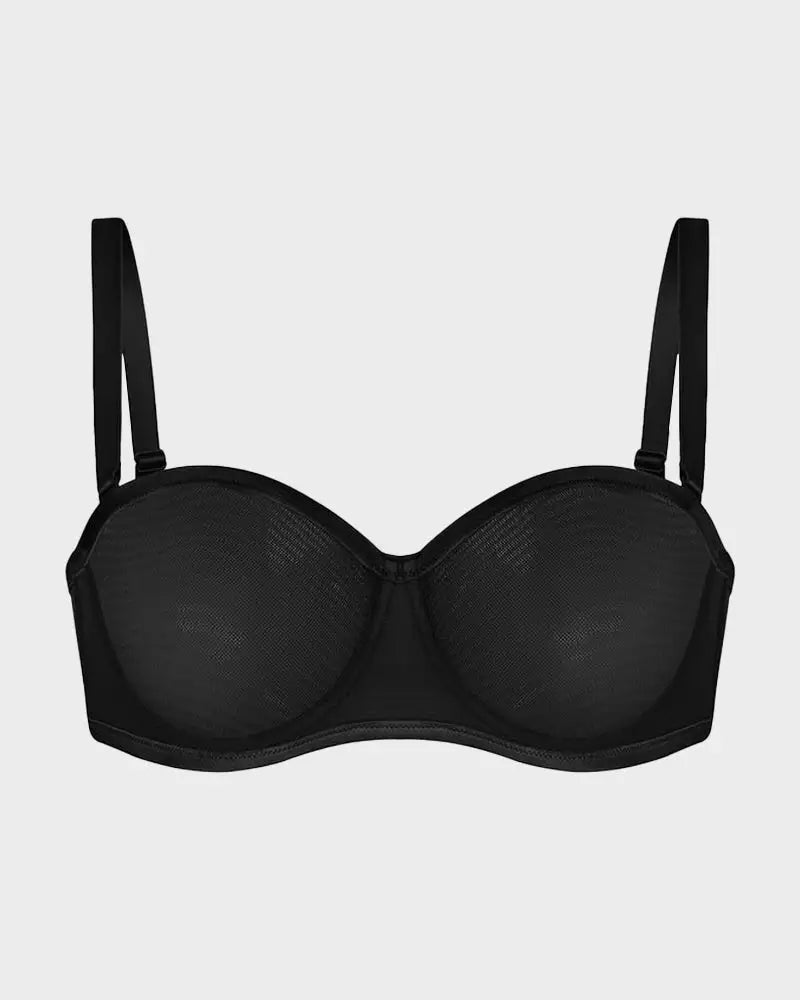 Strapless Mesh Underwire Balconette Everyday Bra Nari - Photo 22