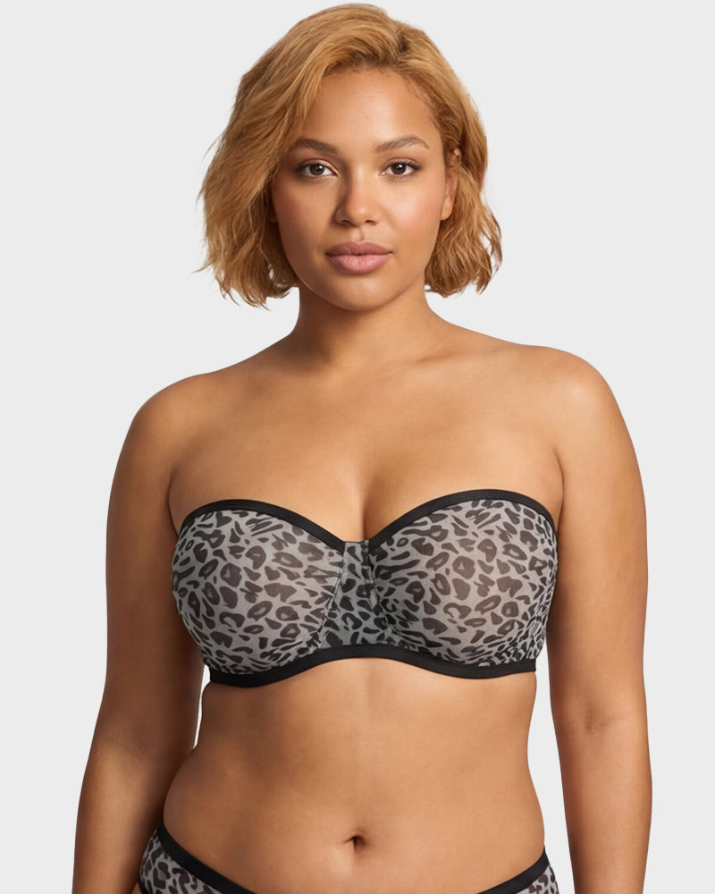 Strapless Mesh Underwire Balconette Everyday Bra Nari - Photo 26