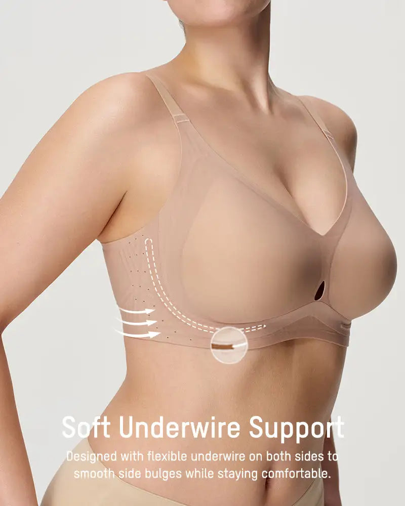 Teardrop Cutout Supportive Bra Silhouette - Photo 12