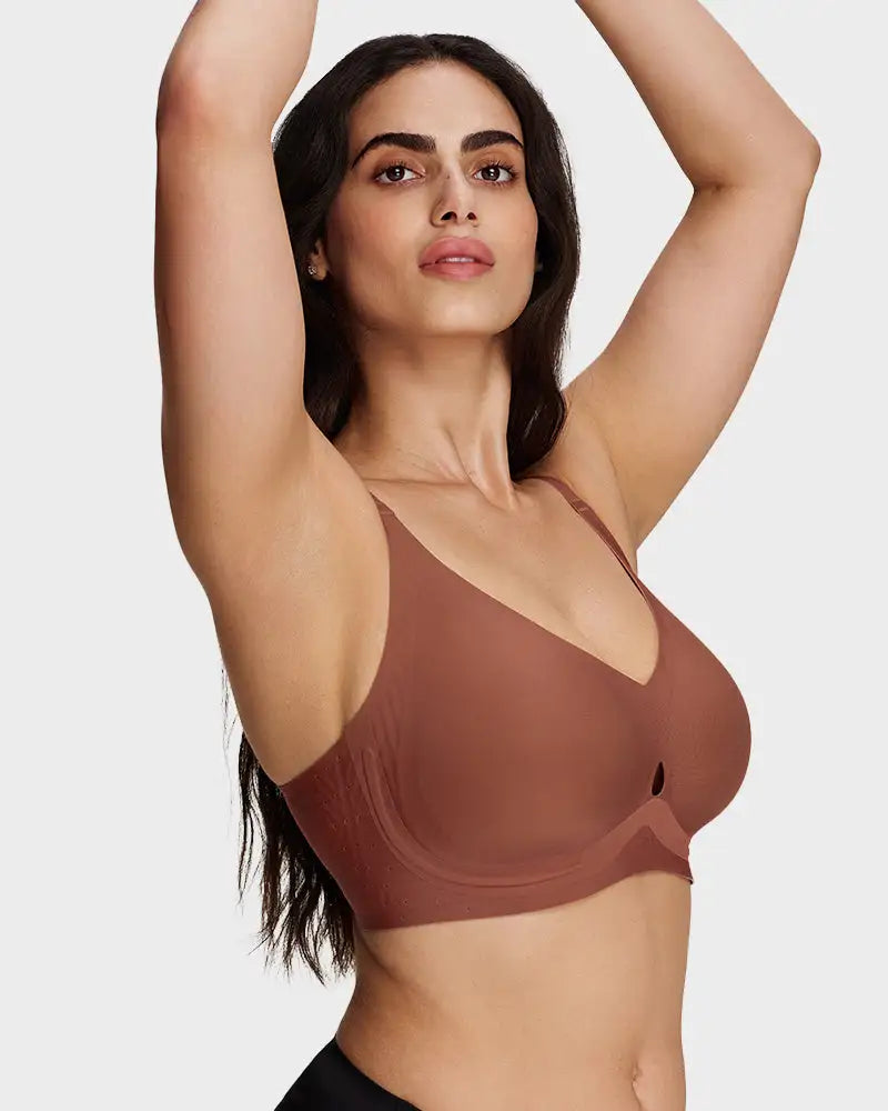 Teardrop Cutout Supportive Bra Silhouette - Photo 2