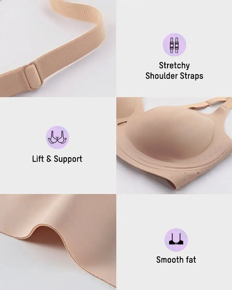 Teardrop Cutout Supportive Bra Silhouette - Photo 7