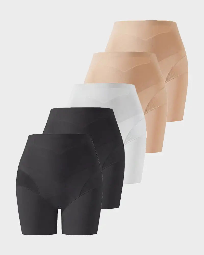 Tummy Control High-Waist Invisible Shaping Panty 5-Pack - Photo 1