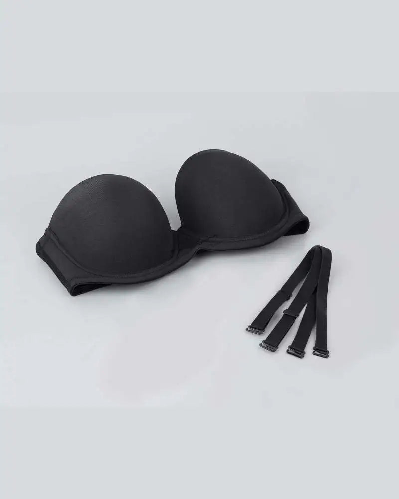 Versatile Underwire Bandeau Bra Removable Straps Fara - Photo 2