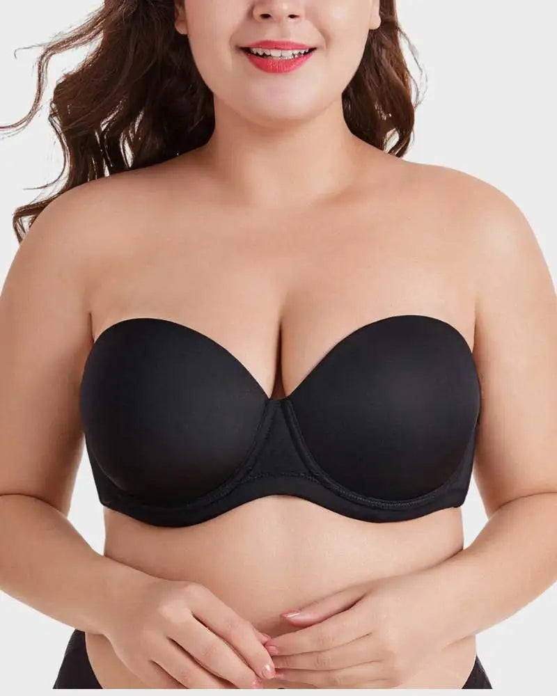 Versatile Underwire Bandeau Bra Removable Straps Fara - Photo 7