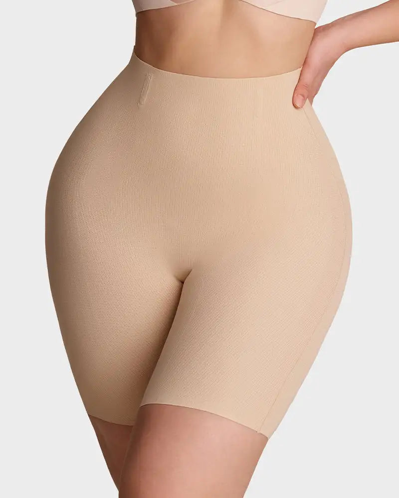 Women's High-Waist Cooling Sculpting Shapewear Shorts - Photo 1