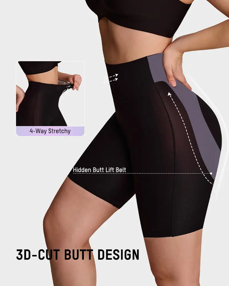 Women's High-Waist Cooling Sculpting Shapewear Shorts - Photo 14