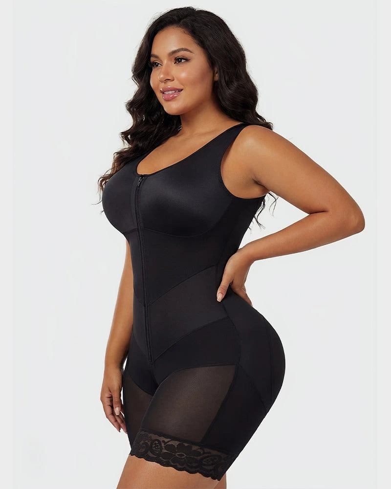 Zip-front full body tummy control shaper - image 8