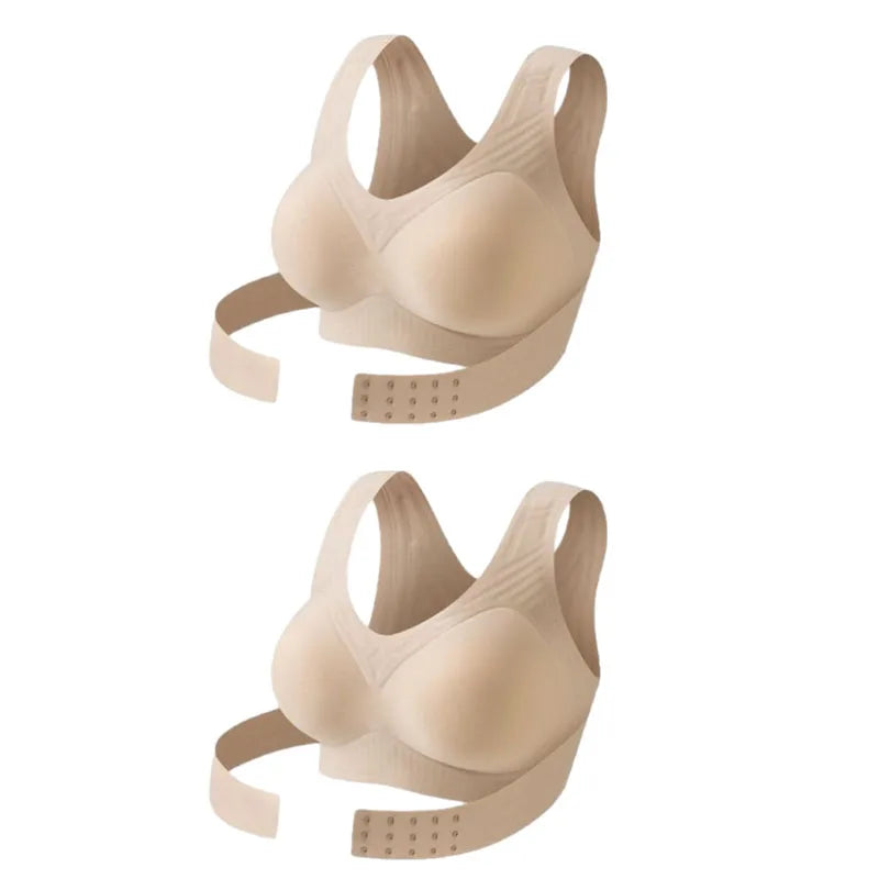 Wireless Seamless Push-Up Posture Shaping Bra