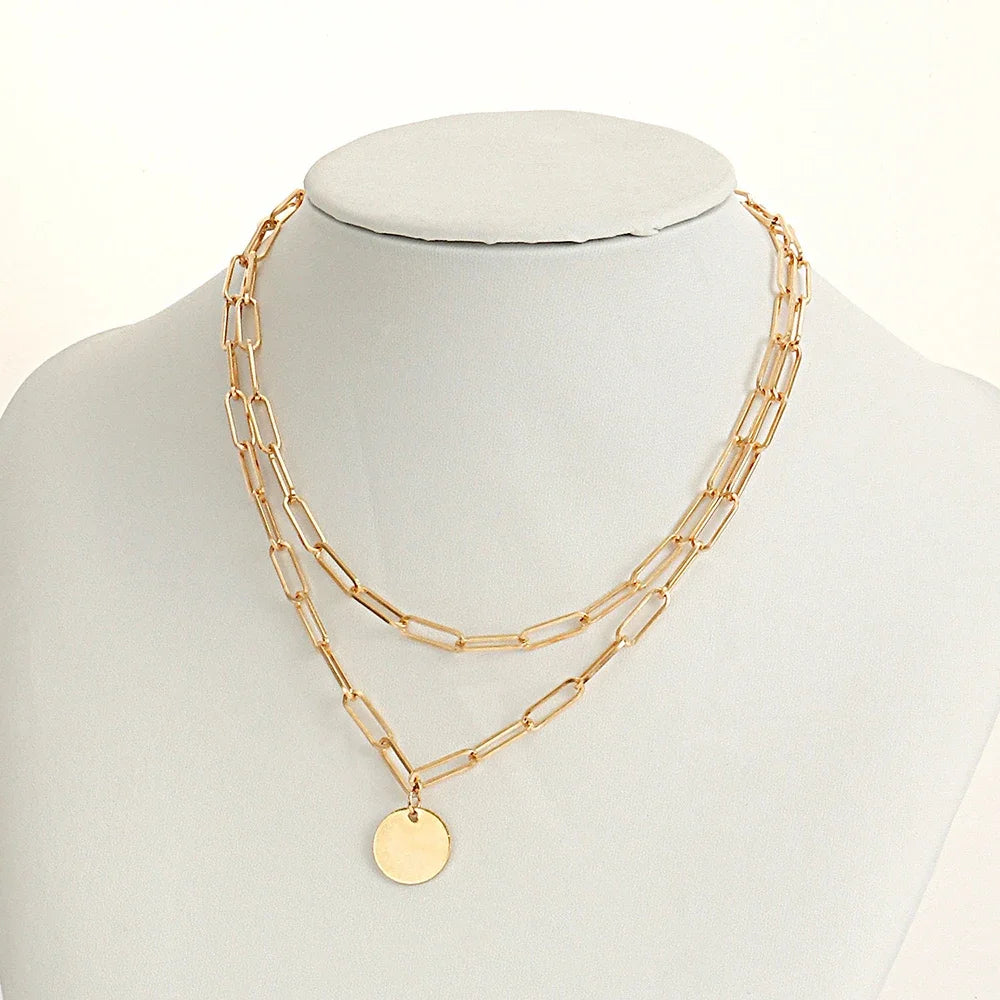 Gilded Links Luxe Necklace