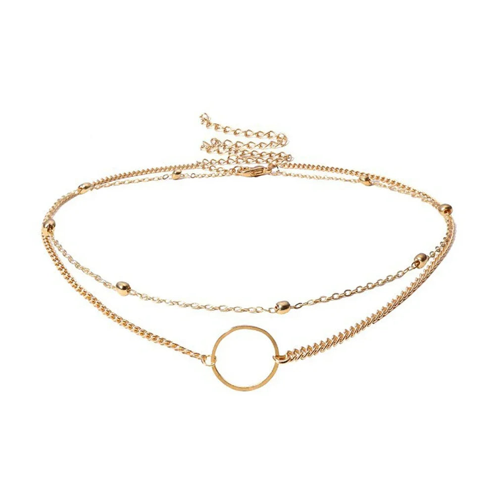 Eterna Circle Layered Necklace