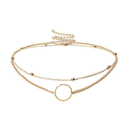 Eterna Circle Layered Necklace