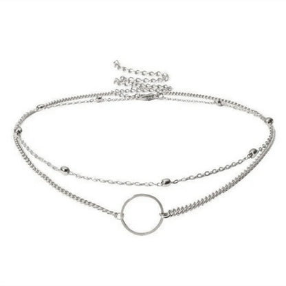 Eterna Circle Layered Necklace