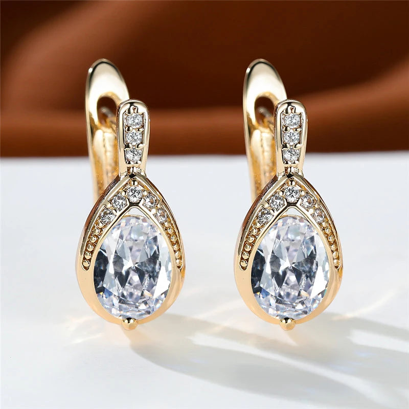 Crystal Cascade Earrings