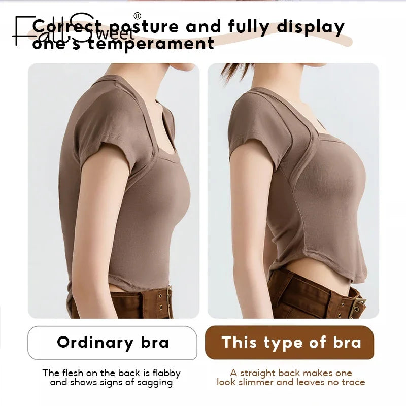 Wireless Seamless Push-Up Posture Shaping Bra