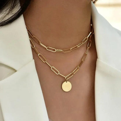 Gilded Links Luxe Necklace